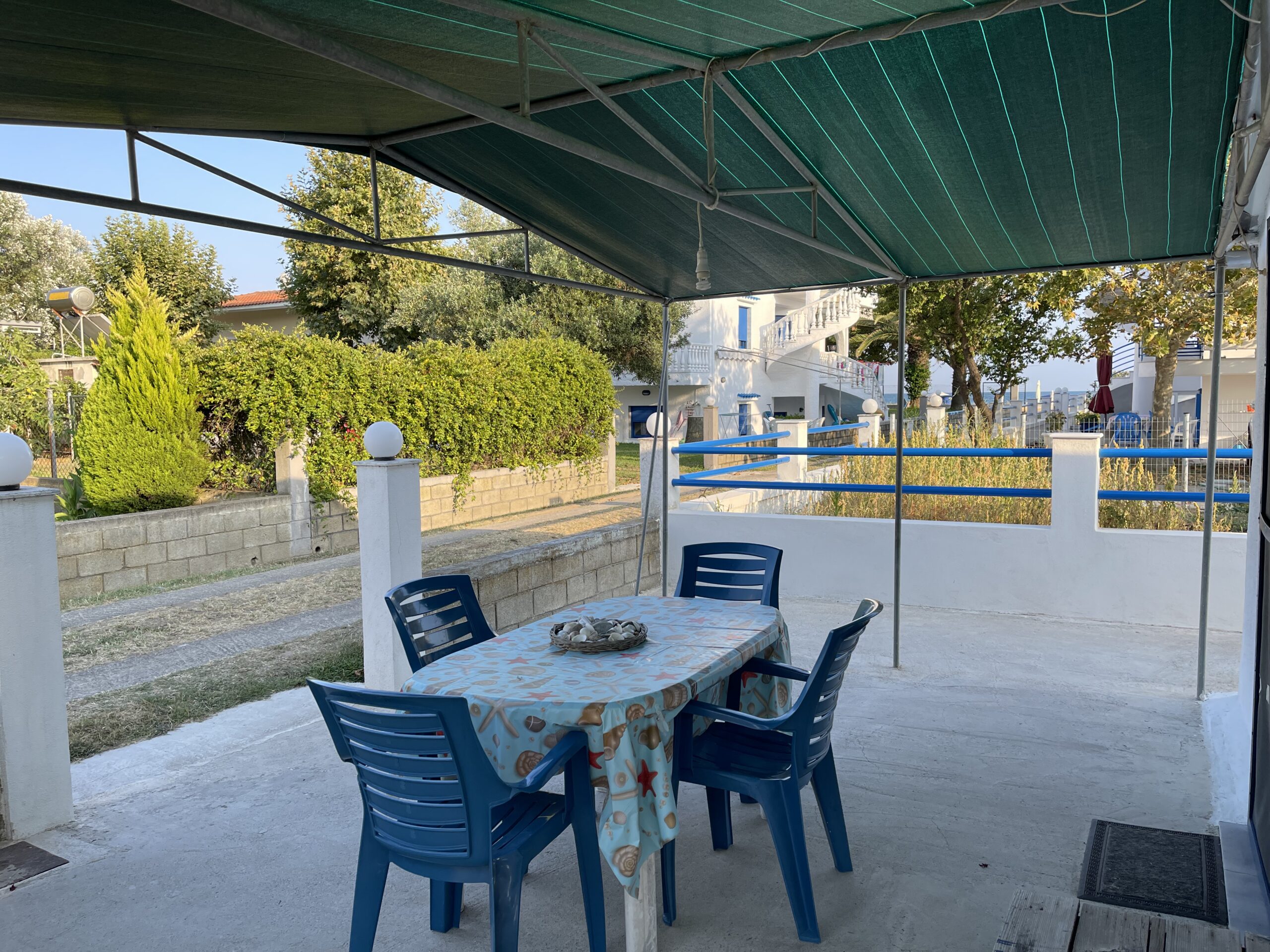 Pantelis 3 Argo Rentals - Golden Fleece Bungalow - Patio & Sea View
